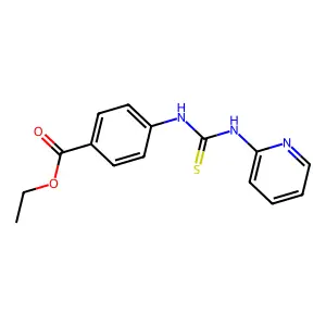 Ethyl 4-[(pyridin-2-ylcarbamothioyl)amino]benzoate structure
