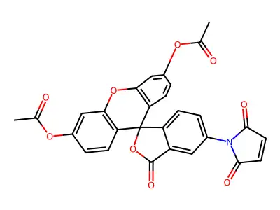 Fluorescein diacetate 5-maleimide structure