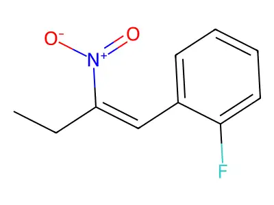 1-(2-Fluorophenyl)-2-nitro-1-butene structure