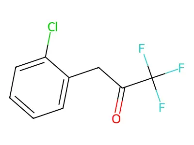 3-(2-Chlorophenyl)-1,1,1-trifluoropropan-2-one structure