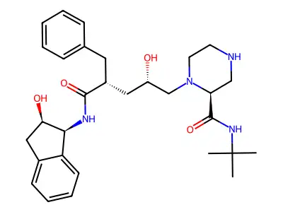 Desnicotinyl indinavir structure