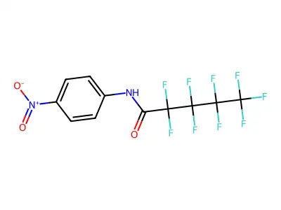 2,2,3,3,4,4,5,5,5-Nonafluoro-N-(4-nitrophenyl)pentanamide structure