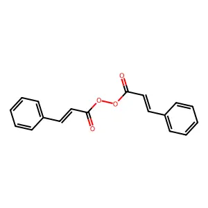 3-Phenylprop-2-enoyl 3-phenylprop-2-eneperoxoate structure