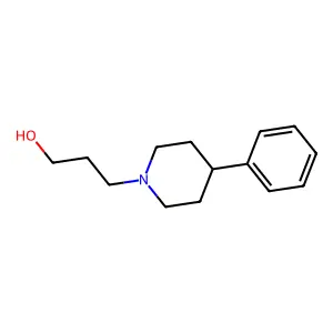 4-Phenyl-1-piperidinepropanol structure