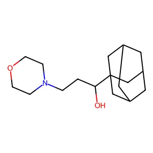 1-(Adamantan-1-yl)-3-(morpholin-4-yl)propan-1-ol structure