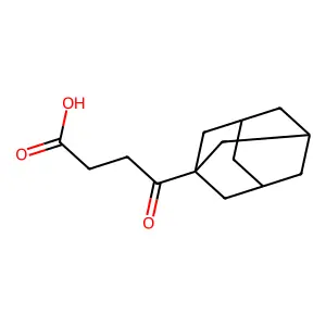 1-Adamantanebutyric acid, gamma-oxo- structure