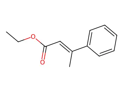 Ethyl 3-phenylbut-2-enoate structure