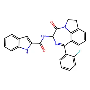 Pranazepide structure