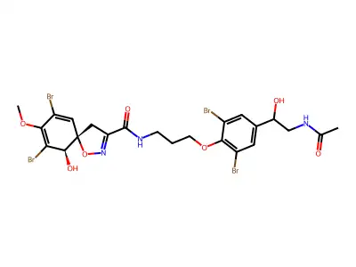 Aplysinamisine III structure