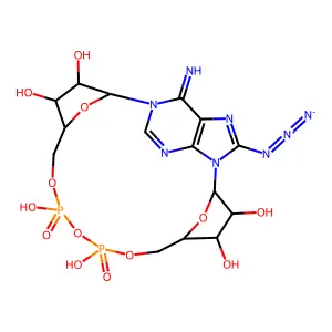 8-Azido-cyclic adenosine diphosphate ribose structure