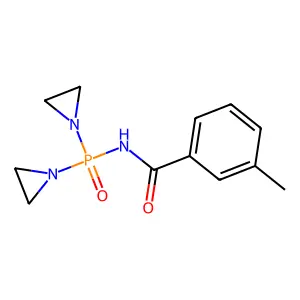 Benzamide, N-(bis(1-aziridinyl)phosphinyl)-m-methyl- structure