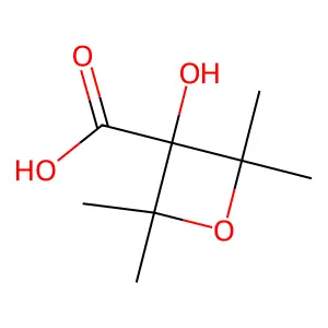3-Hydroxy-2,2,4,4-tetramethyloxetane-3-carboxylic acid structure