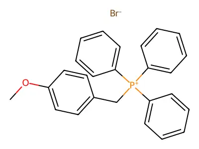 (4-Methoxybenzyl)(triphenyl)phosphonium bromide structure