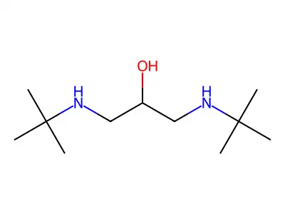 1,3-Bis(tert-butylamino)propan-2-ol structure