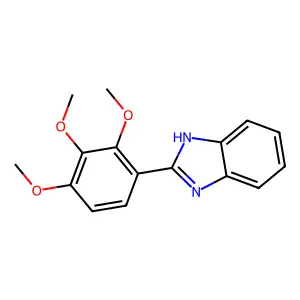 2-(2,3,4-trimethoxyphenyl)-1H-benzimidazole structure