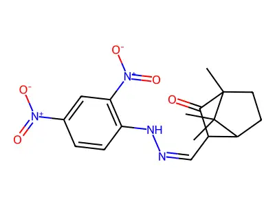 3-(2,4-DINITROPHENYLHYDRAZONOMETHYL)CAMPHOR structure