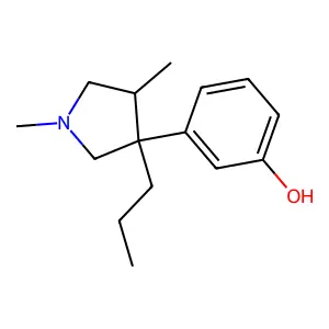 3-(1,4-Dimethyl-3-propylpyrrolidin-3-yl)phenol structure
