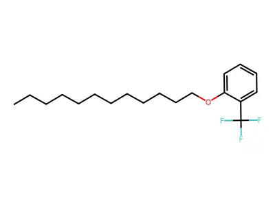 Dodecyl [2-(trifluoromethyl)phenyl] ether structure