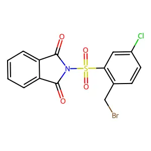 2-溴甲基-5-氯苯磺酰邻苯二甲酰亚胺 structure