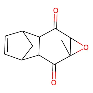 4-Methyl-5-oxatetracyclo[7.2.1.0~2,8~.0~4,6~]dodec-10-ene-3,7-dione structure