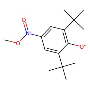 Methyl (3,5-di-tert-butyl-4-oxocyclohexa-2,5-dien-1-ylidene)azinate structure