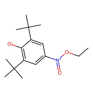 3,5-ditert-butyl-N-ethoxy-4-oxocyclohexa-2,5-dien-1-imine oxide structure