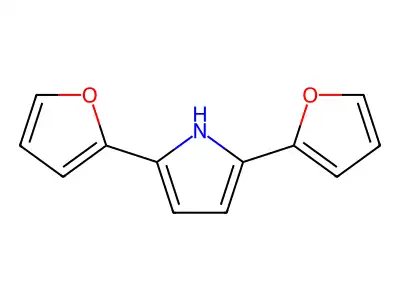 2,5-DI(2-Furyl)-1H-pyrrole structure