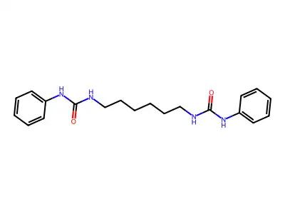 1,1'-(Hexane-1,6-diyl)bis(3-phenylurea) structure