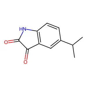 5-(propan-2-yl)-1H-indole-2,3-dione structure