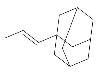 trans-1-(1-Adamantyl)propene structure