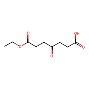 Monoethyl 4-Oxoheptanedioate structure