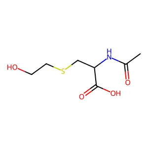 N-Acetyl-S-(2-hydroxyethyl)-L-cysteine structure