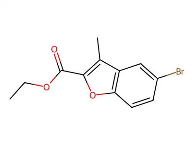Ethyl 5-bromo-3-methyl-1-benzofuran-2-carboxylate structure