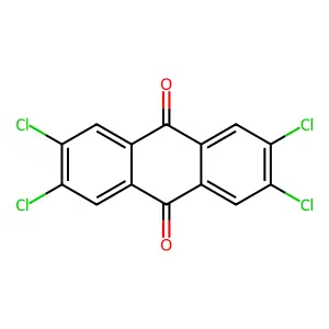 9,10-Anthracenedione, 2,3,6,7-tetrachloro- structure