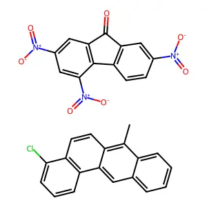 4-Chloro-7-methylbenzo[a]anthracene;2,4,7-trinitrofluoren-9-one structure