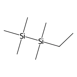 Ethylpentamethyldisilane structure