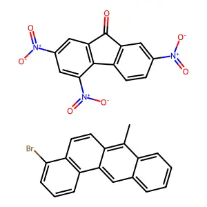4-Bromo-7-methylbenzo[a]anthracene;2,4,7-trinitrofluoren-9-one structure