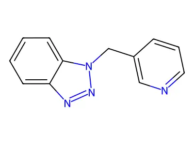 1-(Pyridin-3-ylmethyl)-1H-1,2,3-benzotriazole structure