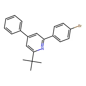 2-(4-Bromophenyl)-6-tert-butyl-4-phenylpyridine structure