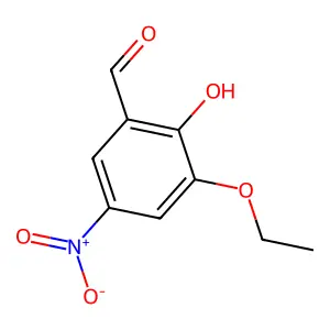 3-Ethoxy-2-hydroxy-5-nitrobenzaldehyde structure