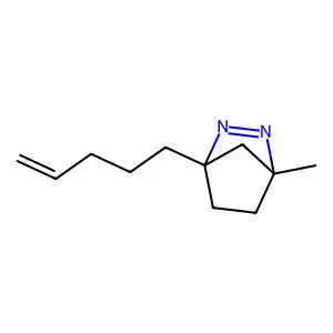 2,3-Diazabicyclo[2.2.1]hept-2-ene, 4-methyl-1-(pent-4-en-1-yl)- structure