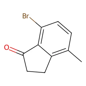 7-Bromo-4-methyl-2,3-dihydro-1H-inden-1-one structure