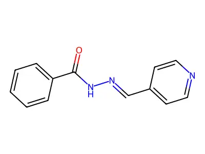 N-(pyridin-4-ylmethylideneamino)benzamide structure
