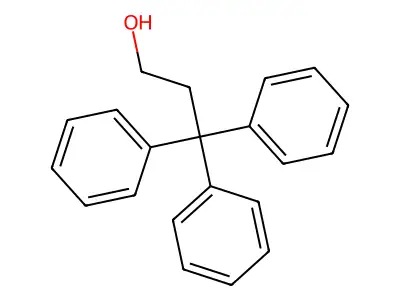 3,3,3-Triphenylpropan-1-ol structure