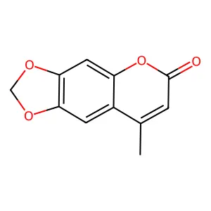 4-Methyl-6,7-methylenedioxycoumarin structure