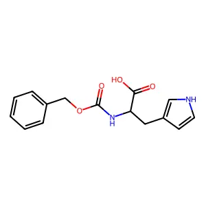 2-Amino-3-(3-pyrrolyl)propionic acid, N-benzyloxycarbonyl- structure
