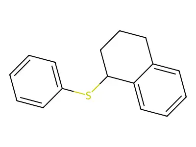 1-(Phenylsulfanyl)-1,2,3,4-tetrahydronaphthalene structure