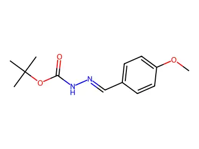 (E)-tert-Butyl 2-(4-methoxybenzylidene)hydrazinecarboxylate structure