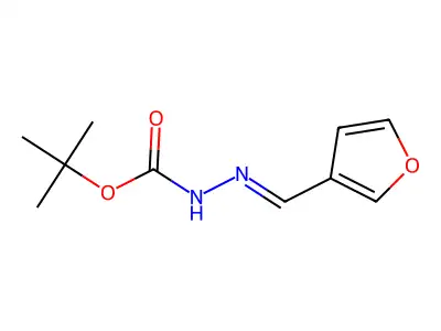 tert-butyl 2-[(E)-3-furylmethylidene]-1-hydrazinecarboxylate structure