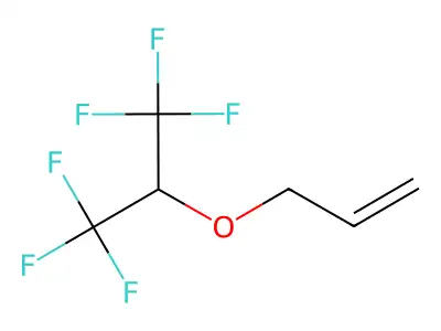 Allyl heptafluoroisopropyl ether structure